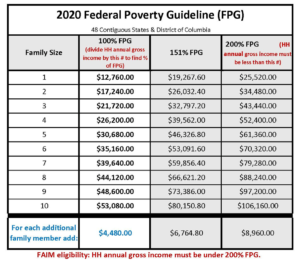 poverty minnesota family assets guidelines faim independence income household guideline