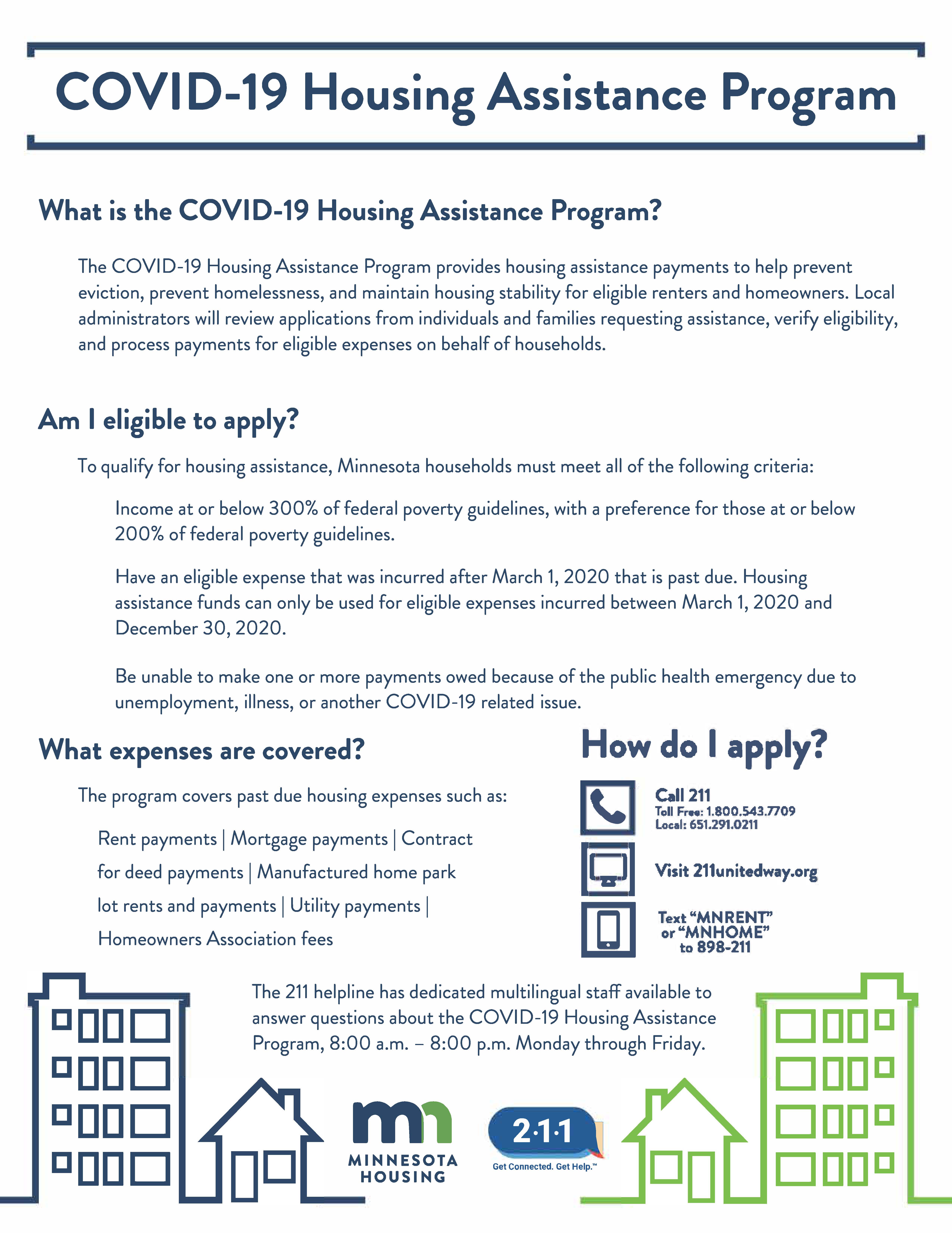 COVID-19 Housing Assistance Program